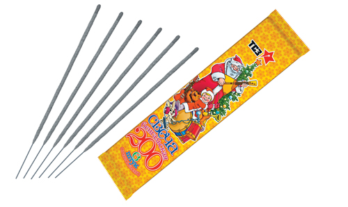  Бенгальские свечи 6 шт 200 мм в пакете  в Вилюйске