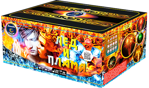  Батарея салютов Лед и пламя  в Вилюйске